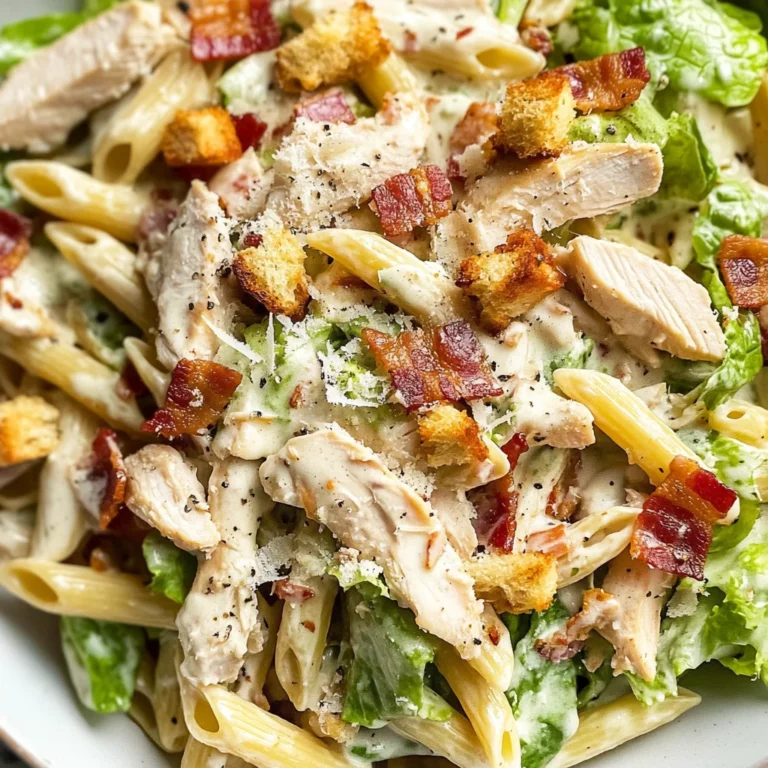 Chicken Caesar Pasta Salad