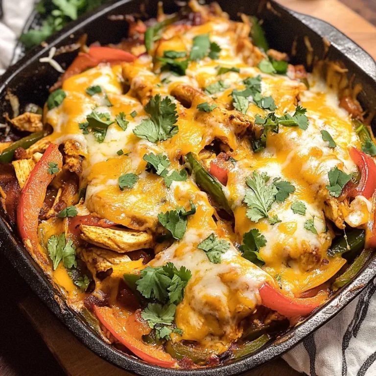 Chicken Fajita Bake