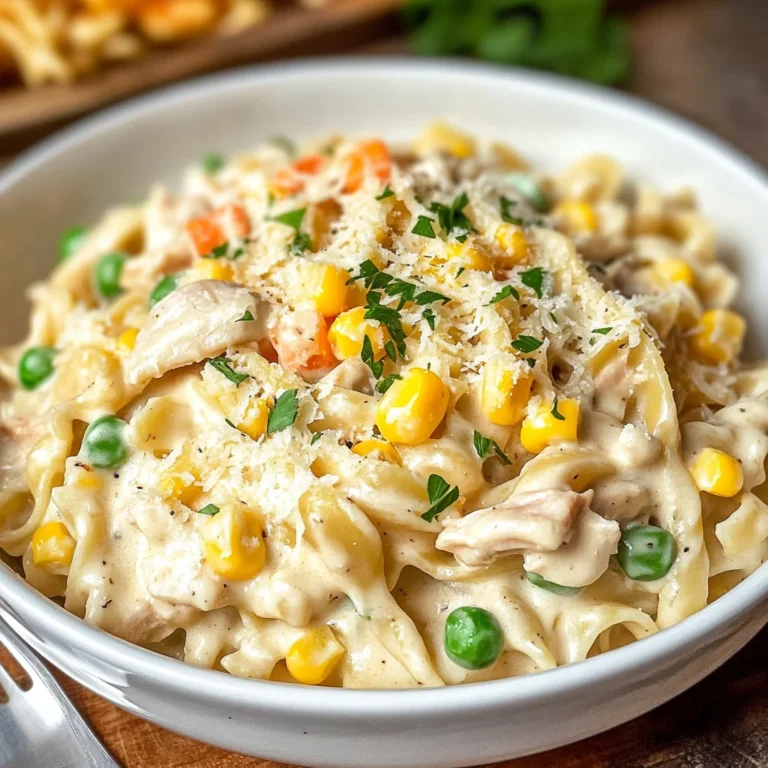 Chicken Pot Pie Pasta