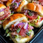 Chopped Italian Hoagie Sliders