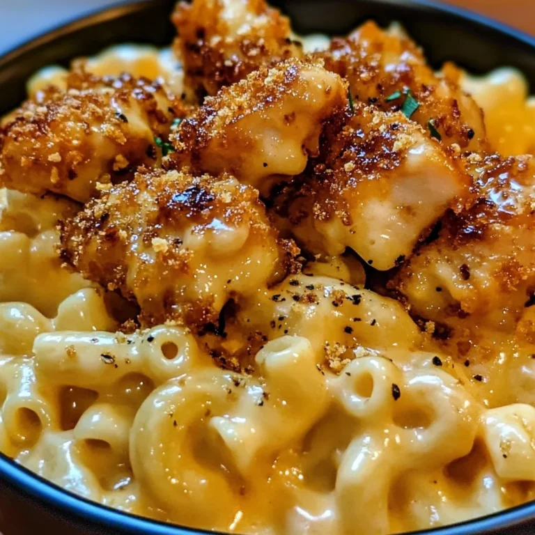 Creamy Honey Pepper Chicken Mac and Cheese Delight