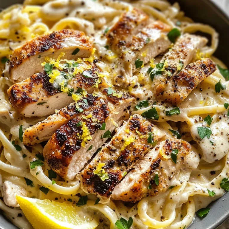 Creamy Lemon Chicken Pasta