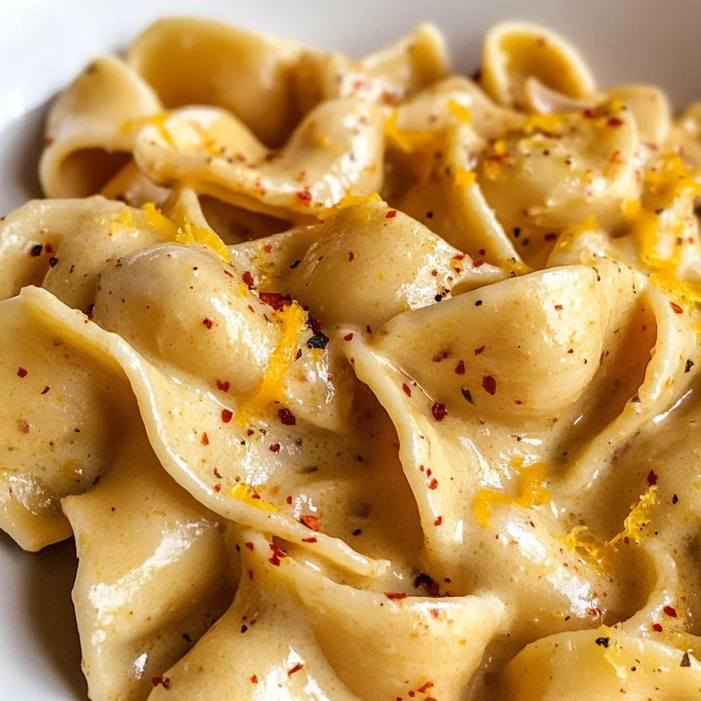 Creamy roast garlic and lemon pasta sauce