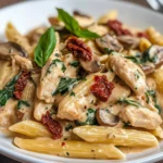 Crock Pot Creamy Chicken Pasta