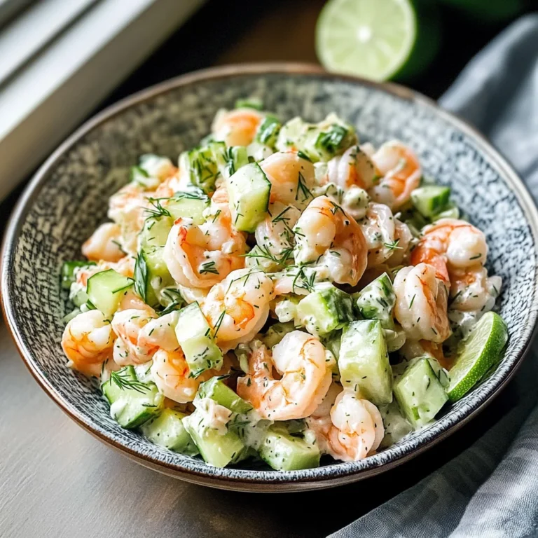 Cucumber Shrimp Salad
