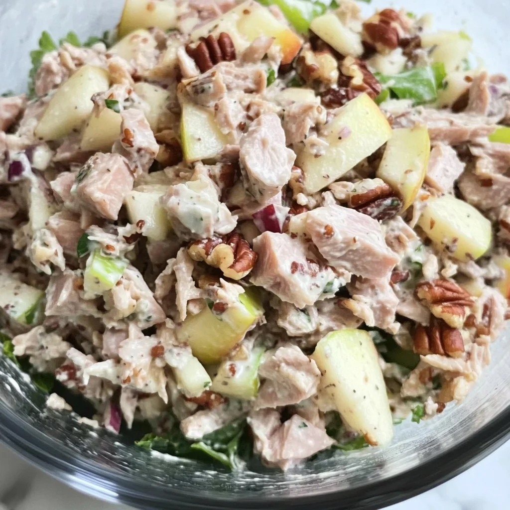 Healthy Apple Tuna Salad (with Greek yogurt!)