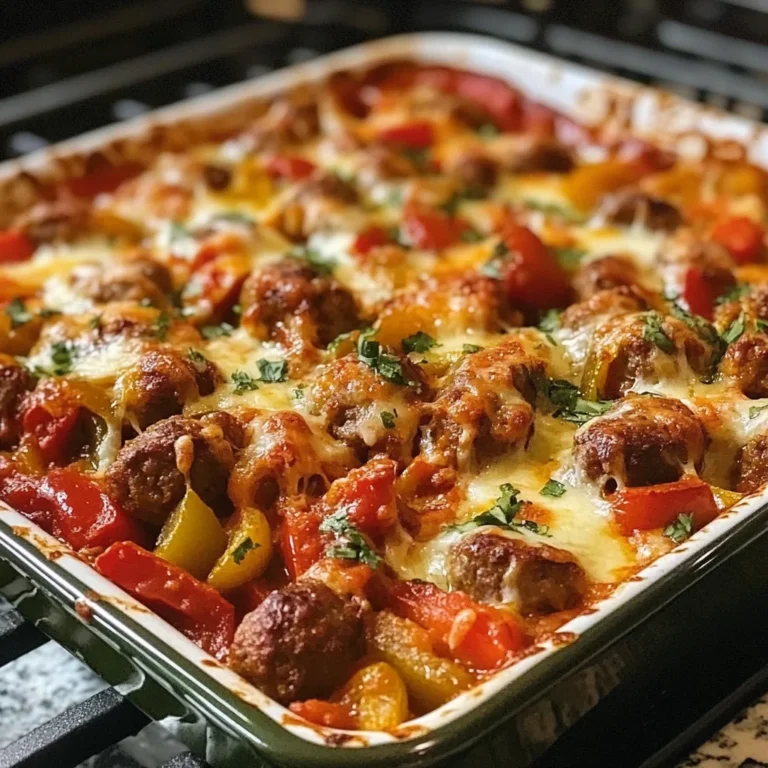 Italian Sausage & Pepper Casserole: A Must-Try Delight!
