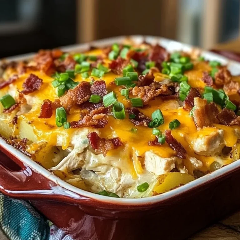 Loaded Potato Ranch Chicken Casserole