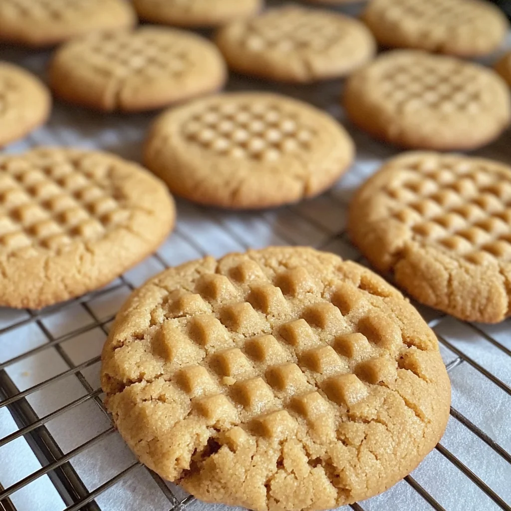 Soft & Chewy Cake Mix Peanut Butter Cookies