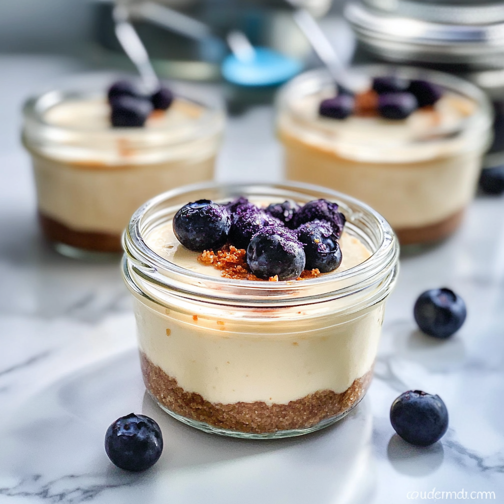 High Protein Cheesecake Jars