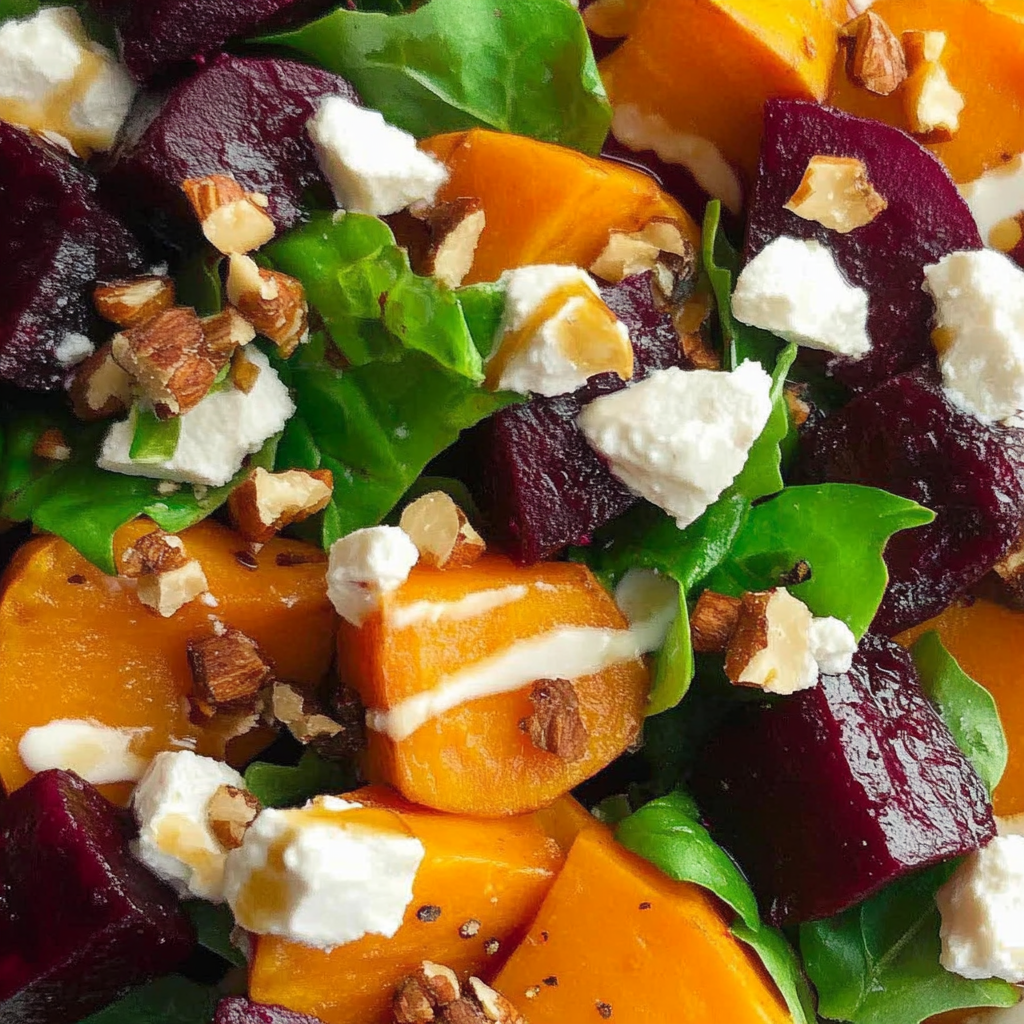 Beet Sweet Potato Salad