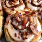 Bourbon Maple Bacon Cinnamon Rolls