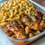 High-Protein Honey Garlic Butter Chicken with Mac & Cheese