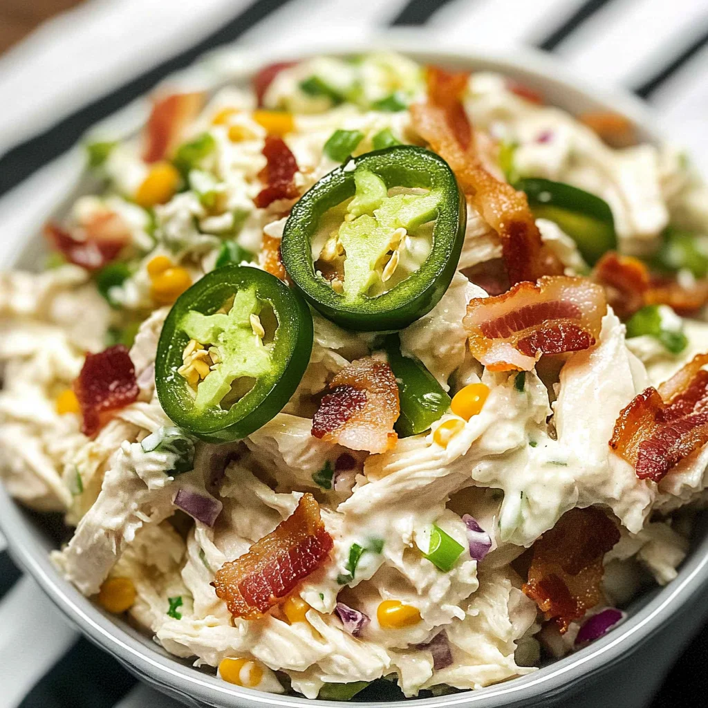 Jalapeno Popper Chicken Salad
