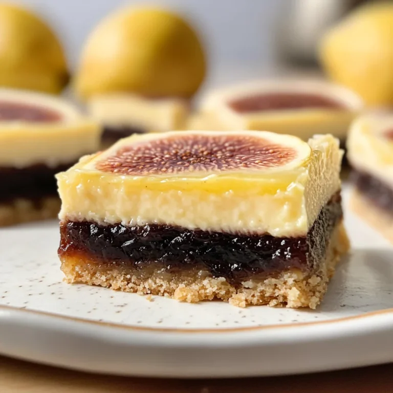Lemon Fig Cheesecake Bars