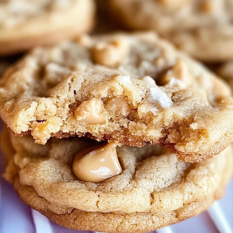 Puffy Peanut Butter Chip Cookies