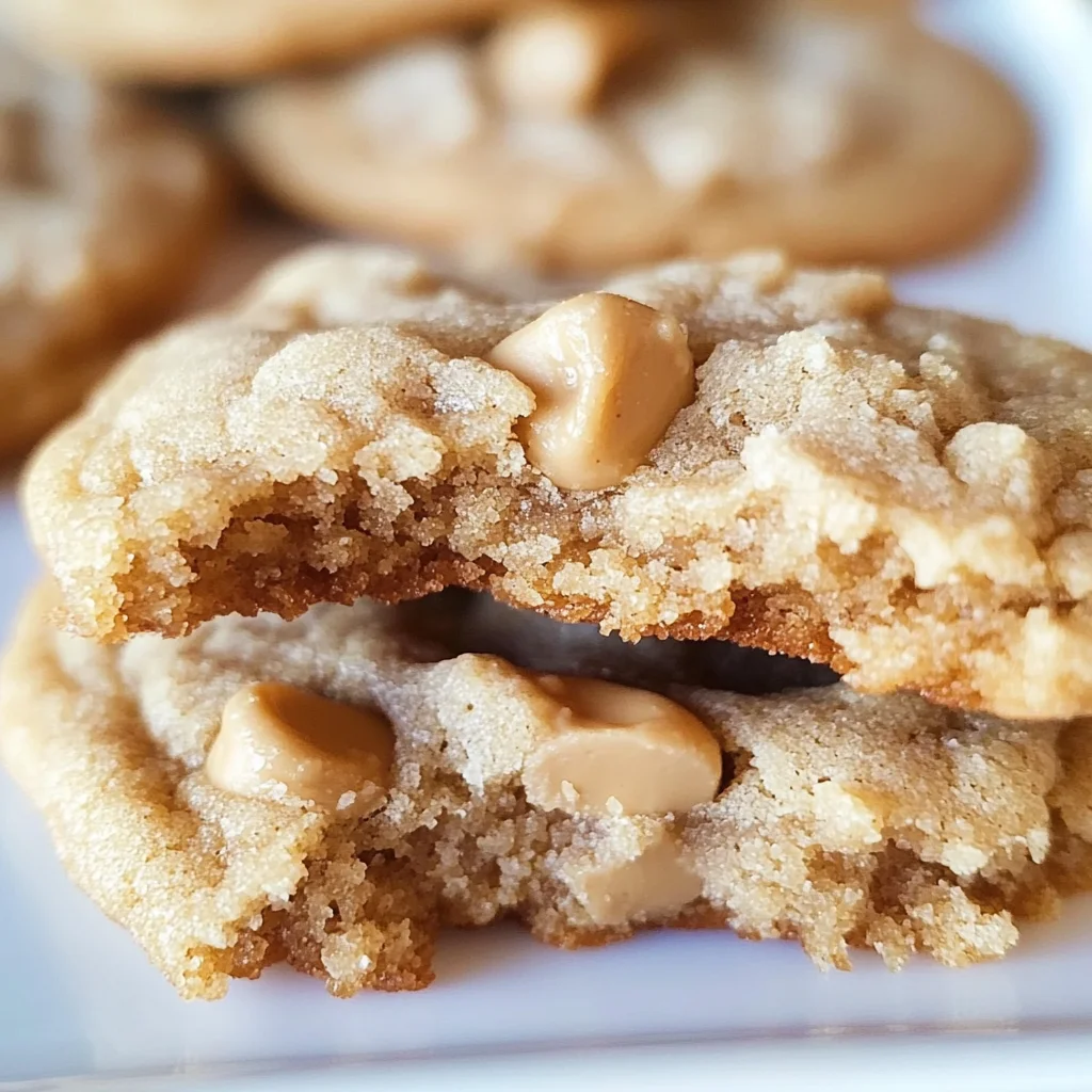 Puffy Peanut Butter Chip Cookies