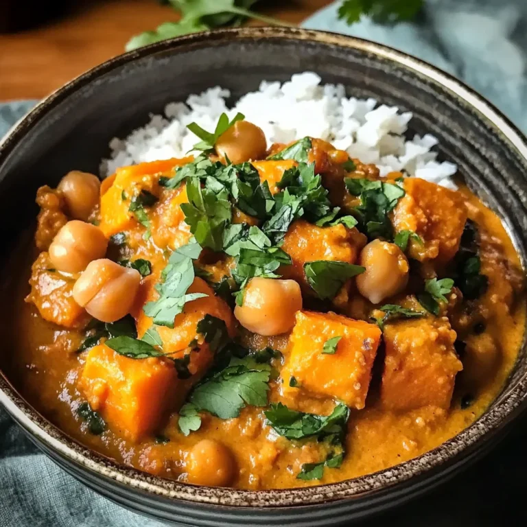 Sweet Potato and Chickpea Curry